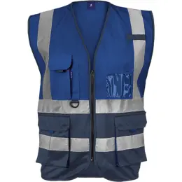 Barron Cue Safety Vest Navy-Royal